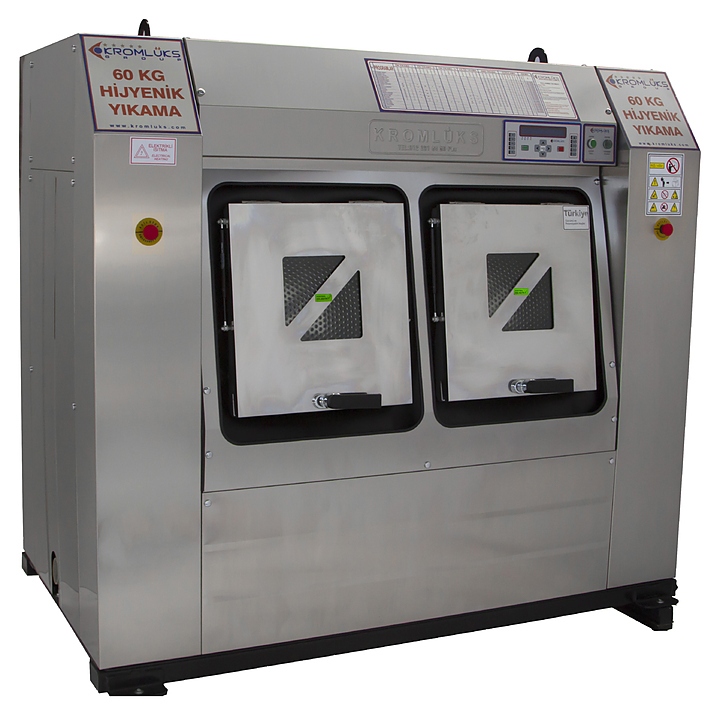 Машина стирально-отжимная Kromluks KHB-E/80 барьерного типа ― комплексное оснащение прачечных и химчисток